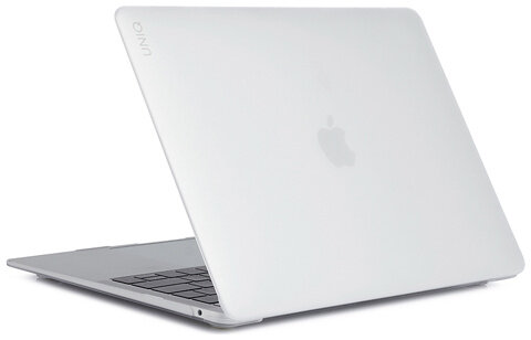 Фото — Чехол для ноутбука Uniq для Macbook Pro 13 (2020) HUSK Pro CLARO, прозрачный