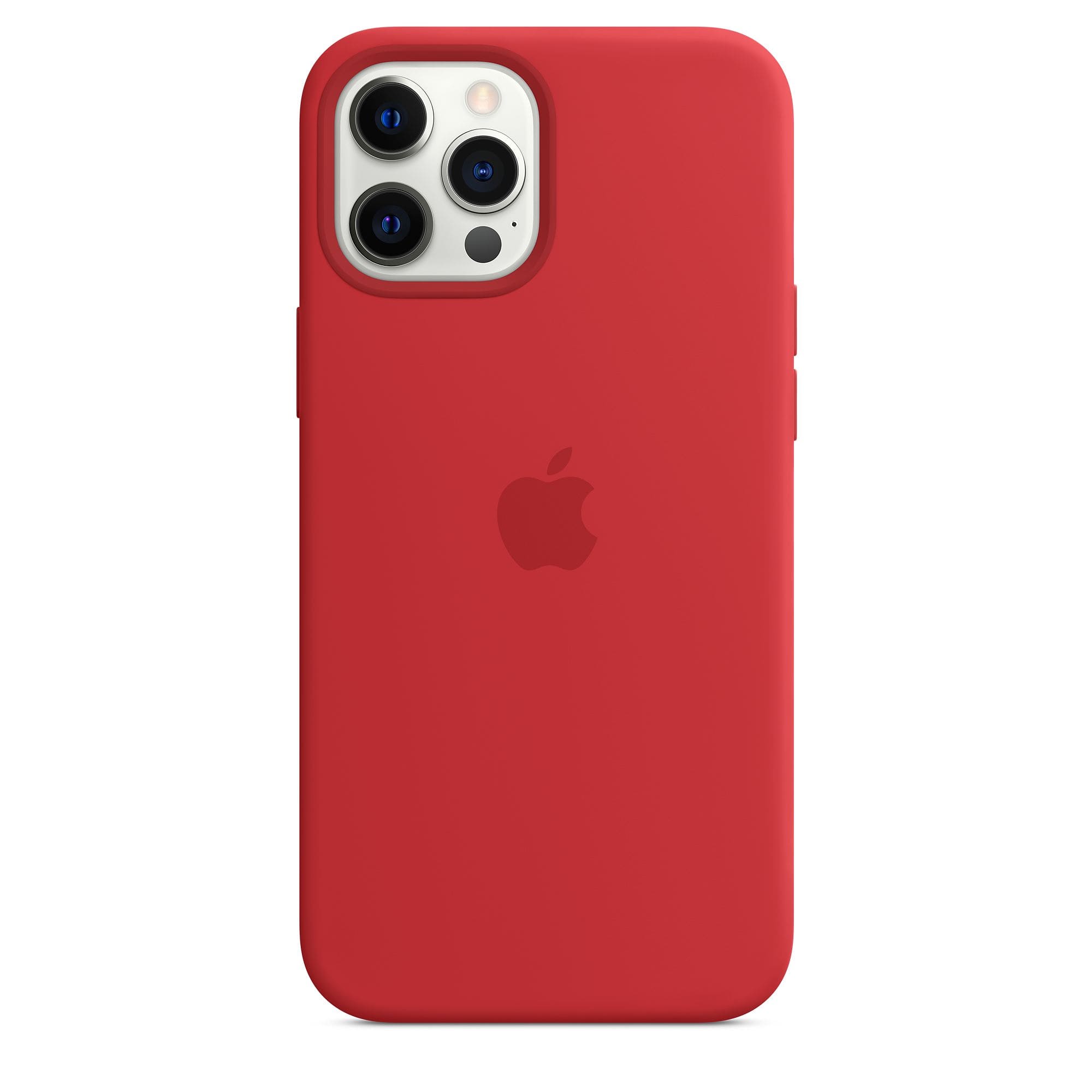 Фото — Чехол Apple MagSafe для iPhone 12 Pro Max, силикон, красный (PRODUCT)RED