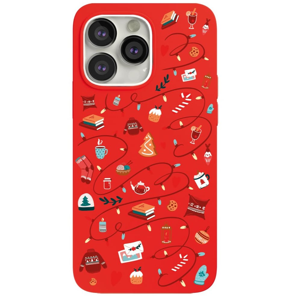 Фото — Чехол для смартфона iPhone 13 Pro, Art Collection, Winter, красный