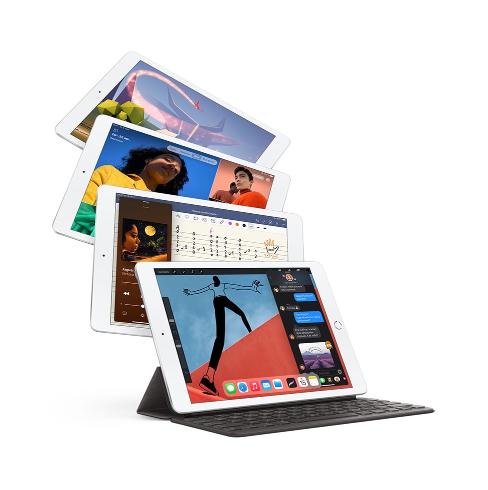 Фото — Apple iPad 10,2" Wi-Fi 128 ГБ, «серый космос»
