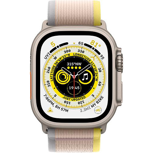 Фото — Ремешок Apple Watch 49mm Yellow/Beige Trail Loop - M/L