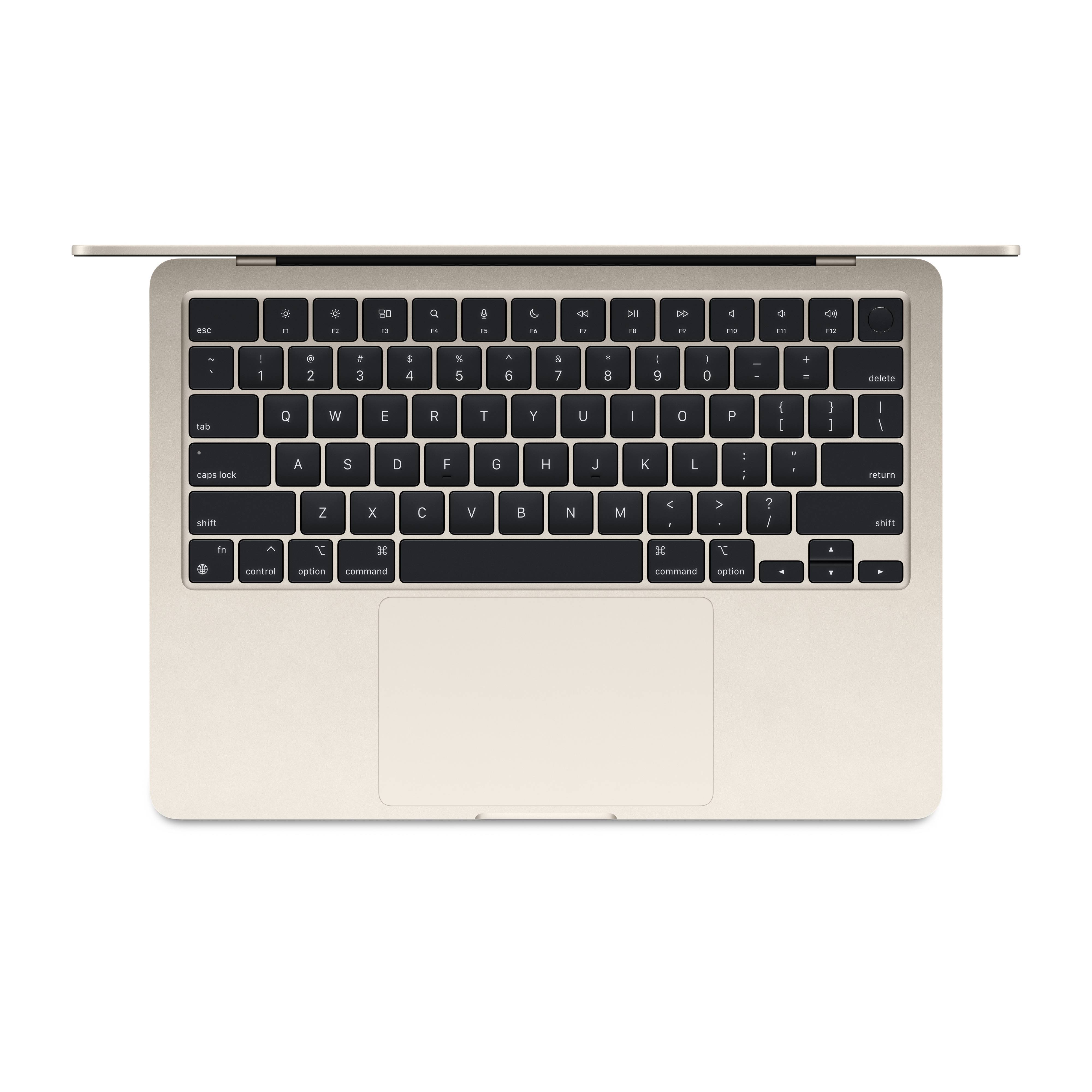 Фото — Apple MacBook Air 13" (M3, 8C CPU/10C GPU, 2024), 8 ГБ, 512 ГБ SSD, «сияющая звезда»