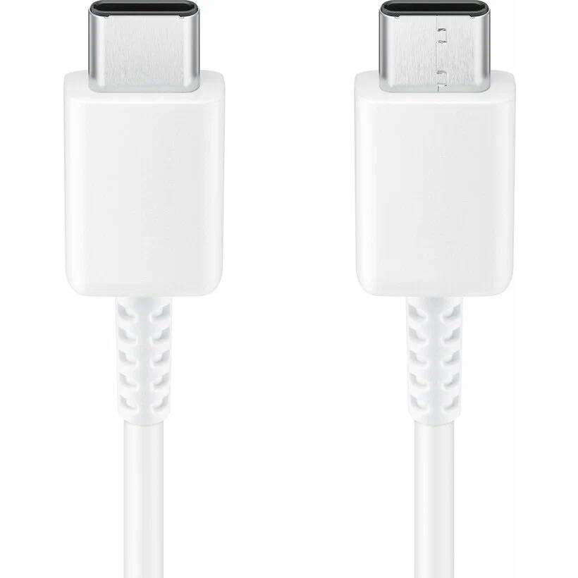 Фото — Зарядное устройство Samsung Cable USB-C на USB-C, 5А, 1м, белый