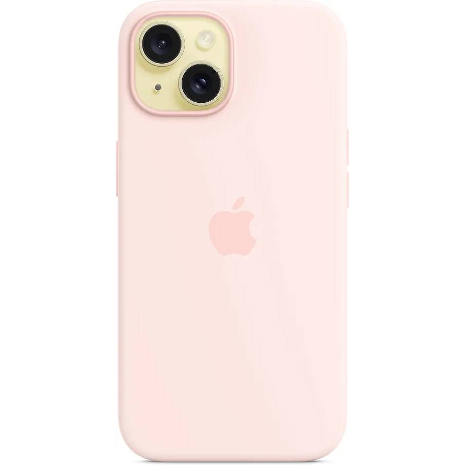 Чехол для смартфона iPhone 15 Silicone Case with MagSafe, Light Pink
