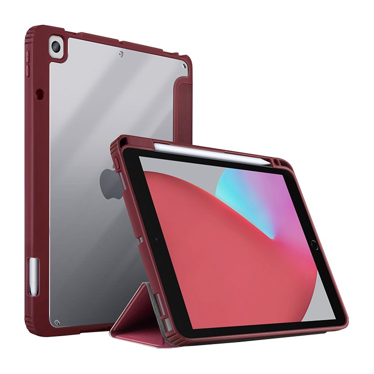 Фото — Чехол для планшета iPad 10.2 Uniq MOVEN Anti-microbial, красный