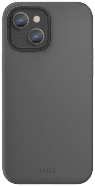 Фото — Чехол для смартфона Uniq LINO Magsafe для iPhone 13, серый