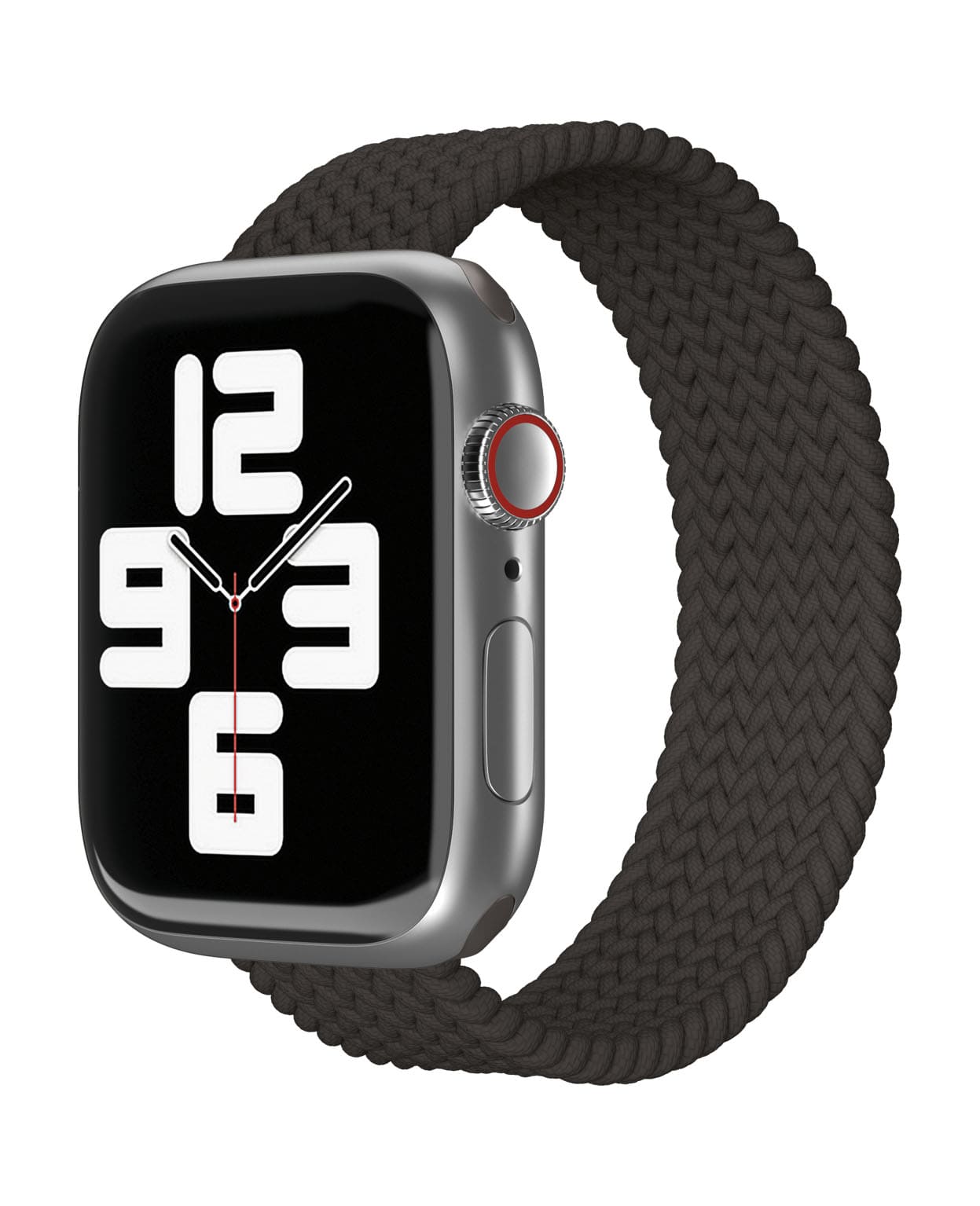 Фото — Ремешок нейлоновый плетёный vlp для Apple Watch 42/44/45, S/M, 2шт, черный