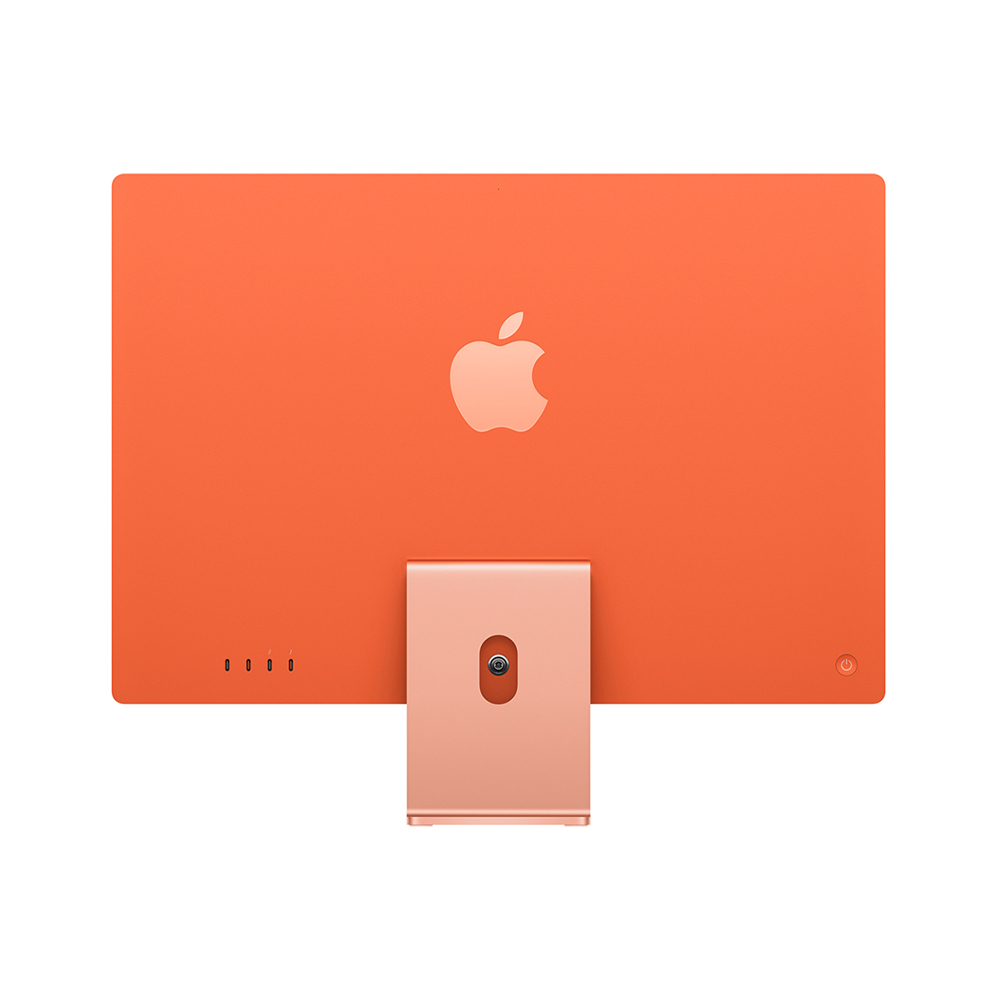 Фото — Apple iMac 24" Retina 4,5K, (M1 8C CPU, 8C GPU), 8 ГБ, 256 ГБ SSD, оранжевый