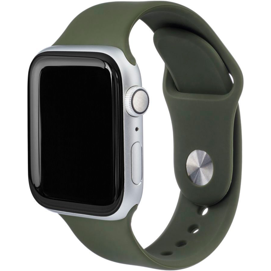 Ремешок для смарт-часов «vlp» Silicone Band для Apple Watch 38/40/41 мм, темно зеленый