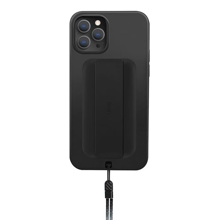 Фото — Чехол Uniq для iPhone 12 Pro Max HELDRO + Band Anti-microbial, черный