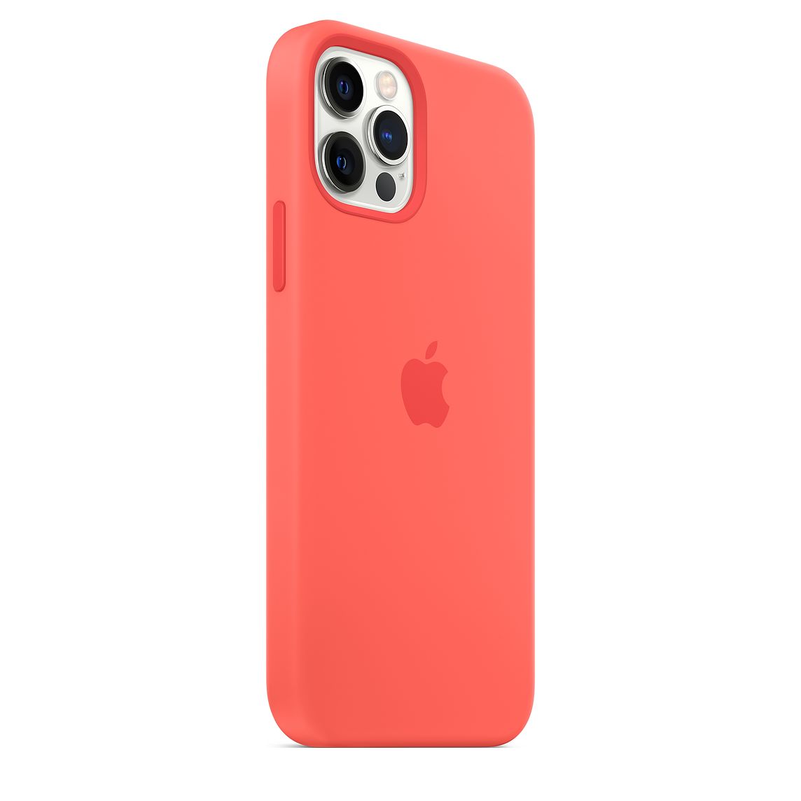 Фото — Чехол Apple MagSafe для iPhone 12/12 Pro, cиликон, «розовый цитрус»