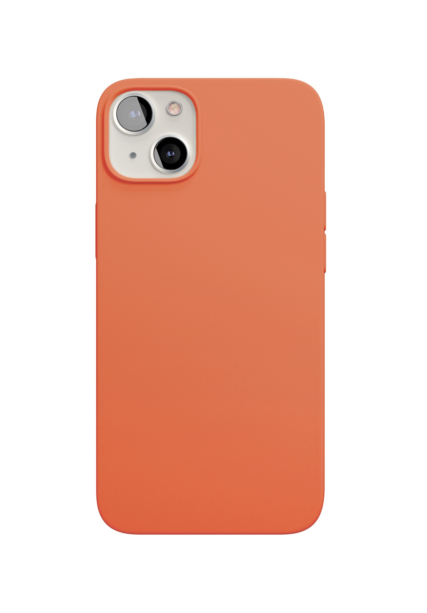 Фото — Чехол защитный vlp Silicone case with MagSafe для iPhone 13, оранжевый