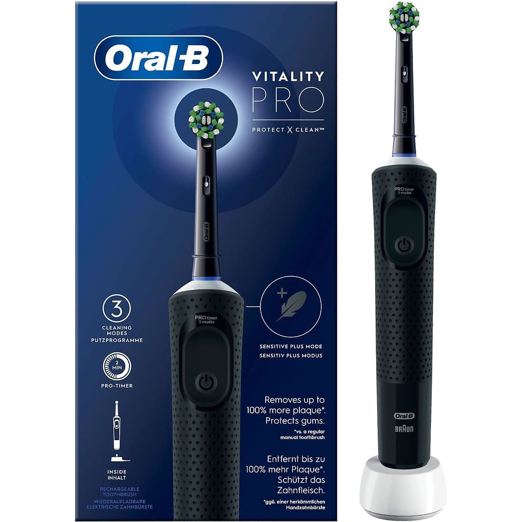 Электрическая зубная щетка Oral-B Vitality Pro, черный