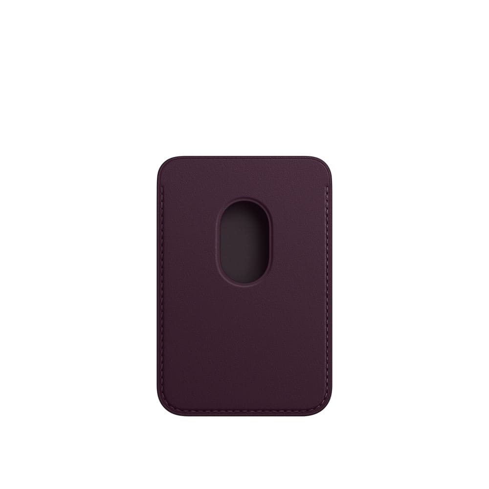 Фото — Чехол для смартфона MagSafe для iPhone, кожа, «тёмная вишня»