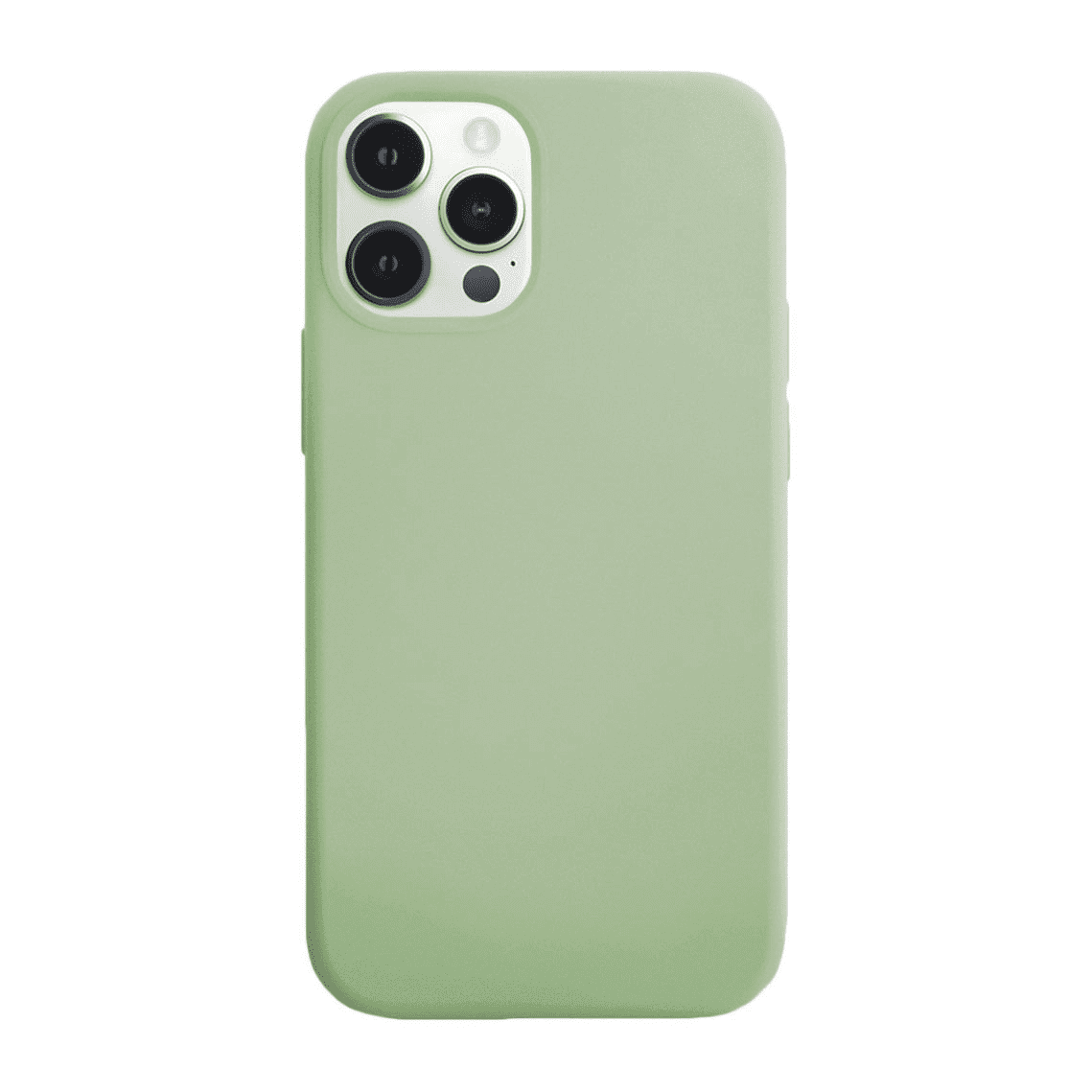 Чехол защитный VLP Silicone Сase для iPhone 12 Pro Max, светло-зеленый