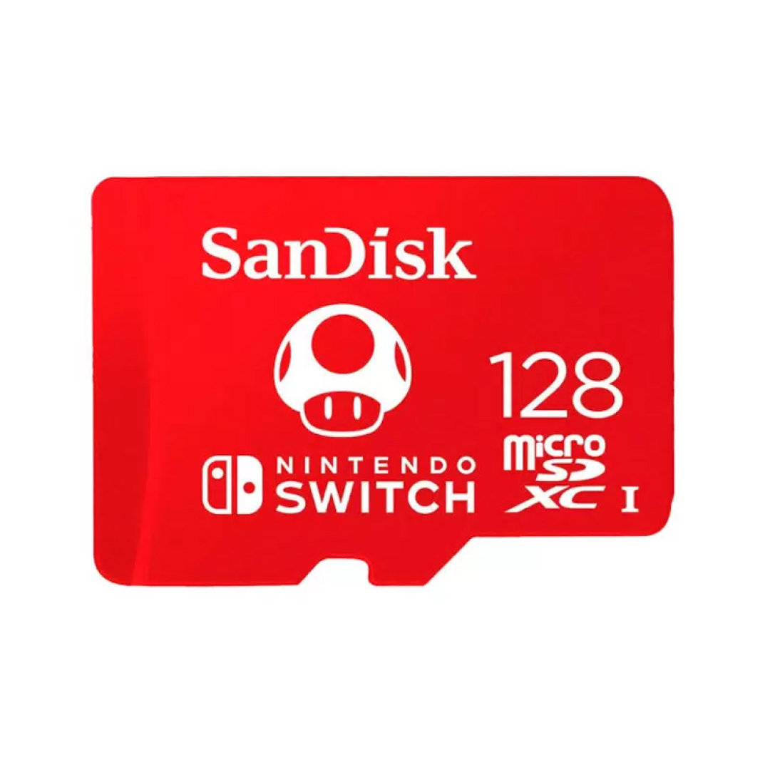 Фото — Карта памяти SanDisk Micro SDXC for Nintendo Switch, 128 Гб