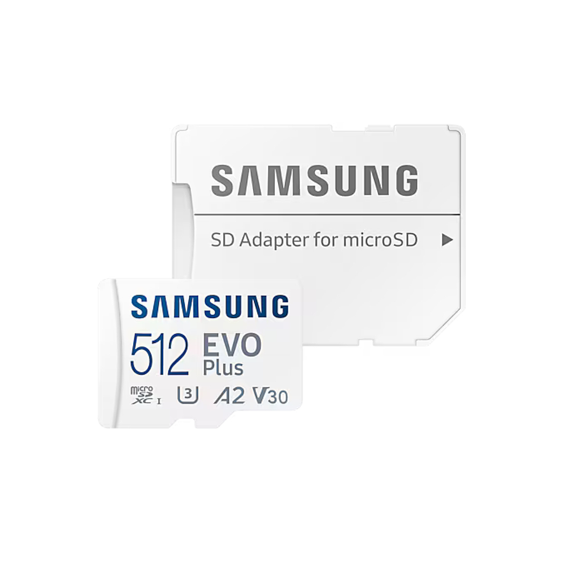 Фото — Карта памяти Samsung EVO Plus microSDXC (с адаптером), 512 Гб