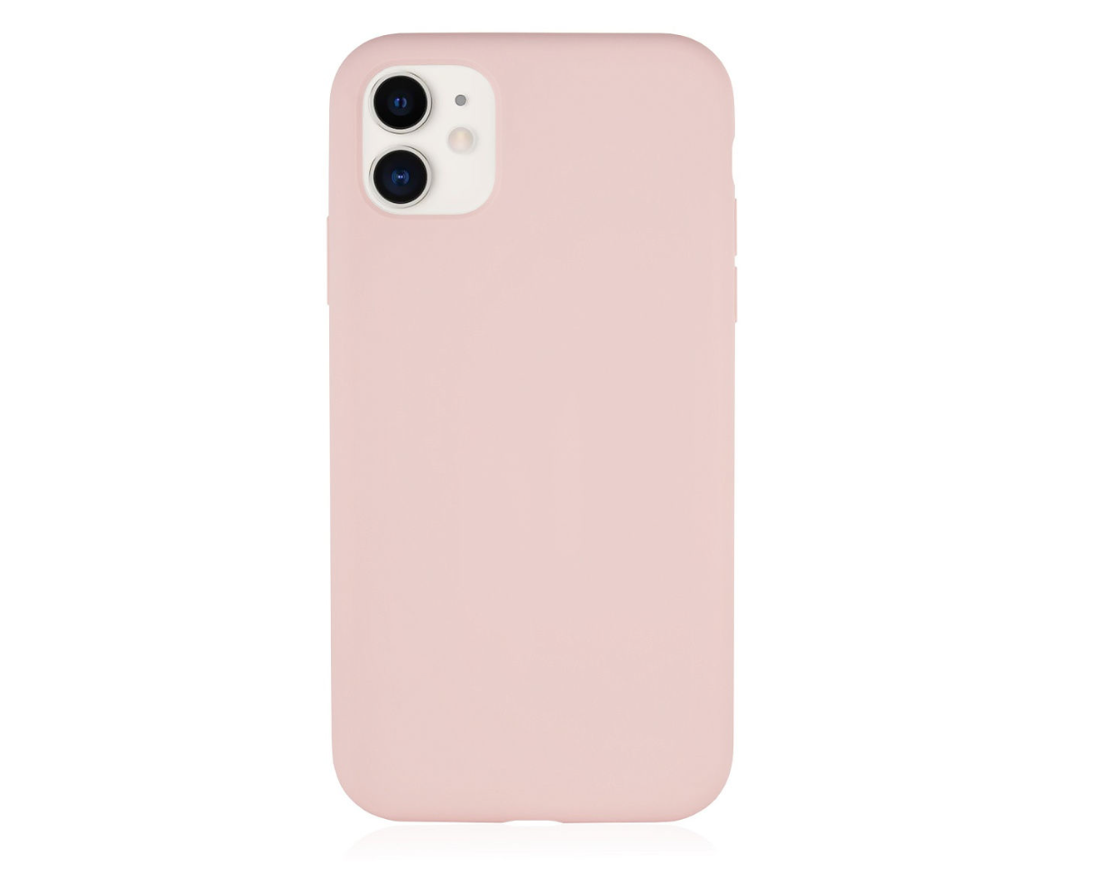 Чехол защитный vlp Silicone Сase для iPhone 11, светло-розовый