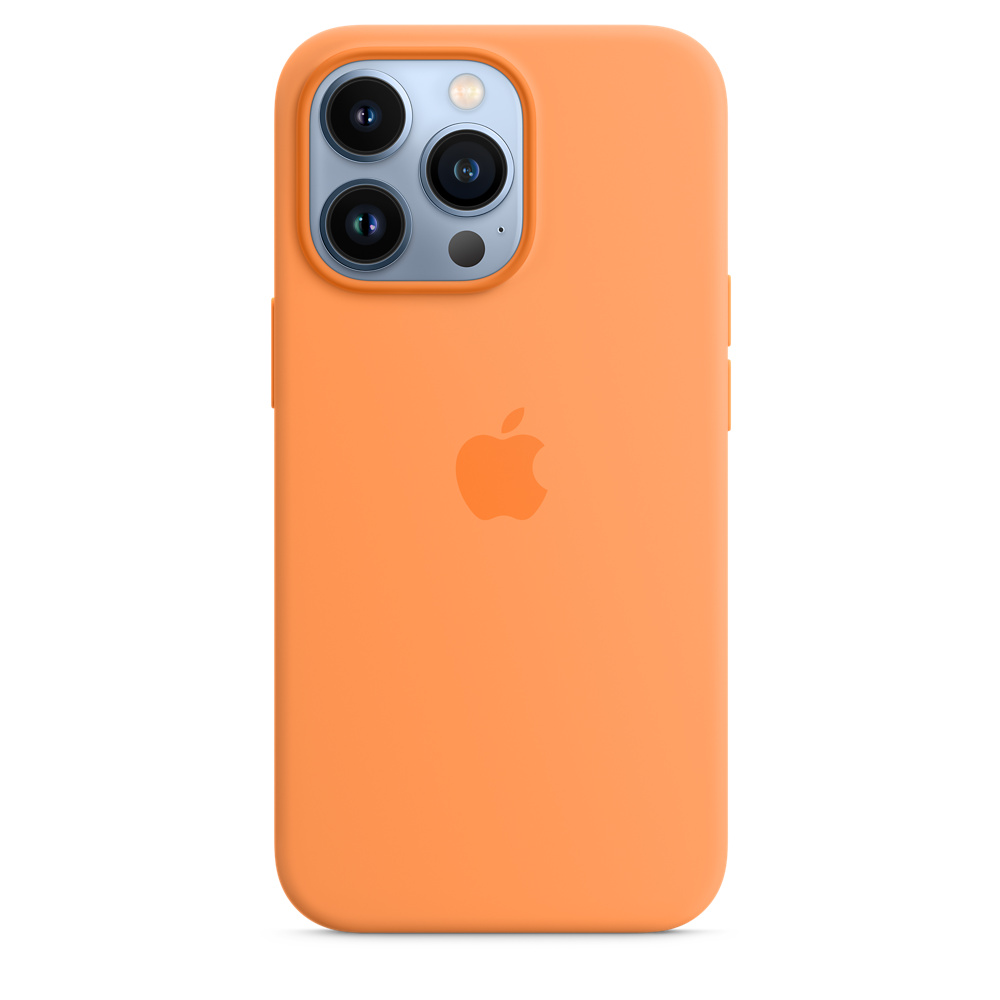Силиконовый чехол MagSafe для iPhone 13 Pro Max, «весенняя мимоза»