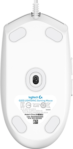 Мышь Logitech G102 Lightsync, белый