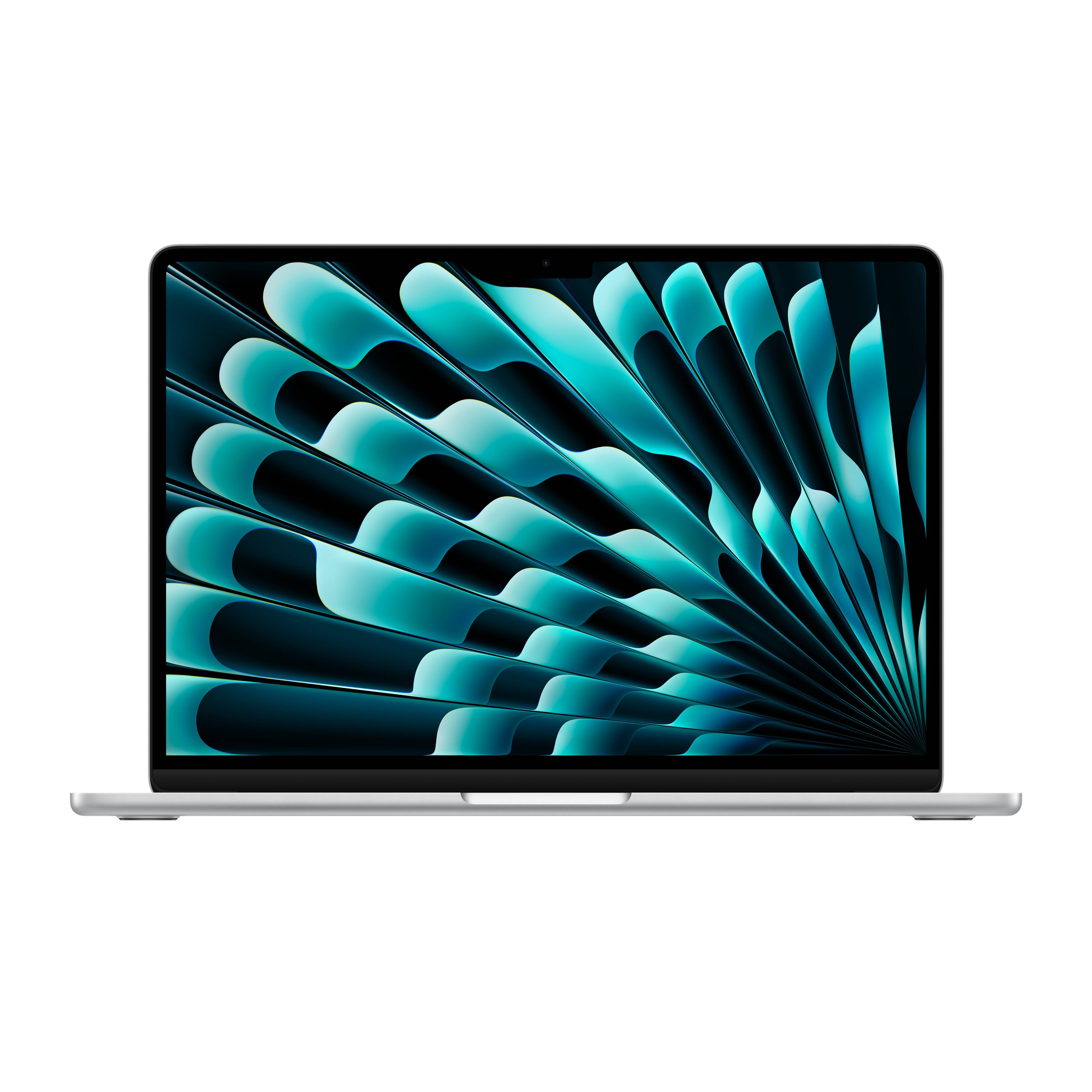 Фото — Apple MacBook Air 15" (M3, 8C CPU/10C GPU, 2024), 16 ГБ, 512 ГБ SSD, «серебристый»