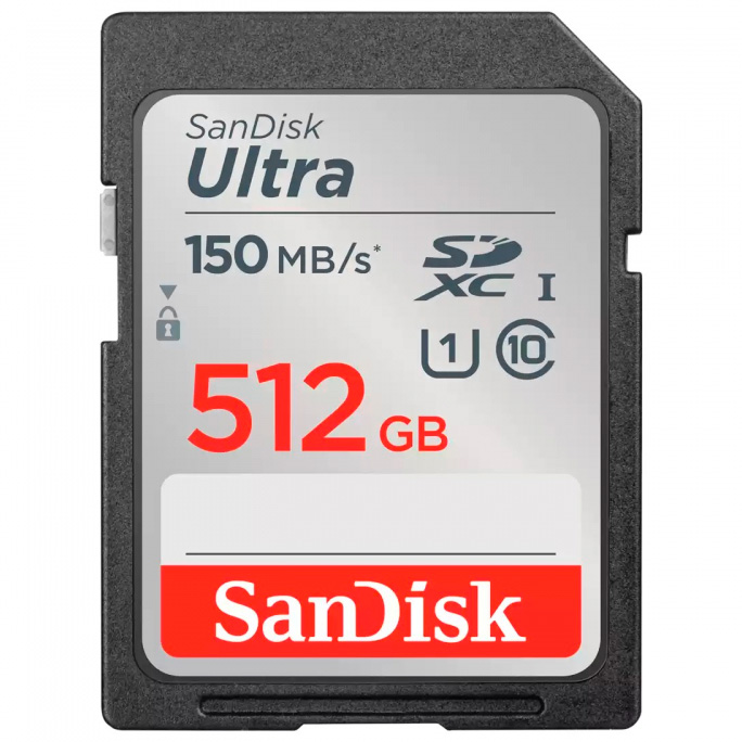 Фото — Карта памяти SanDisk Memory Card Ultra SDXC for DSLR, 512 Гб