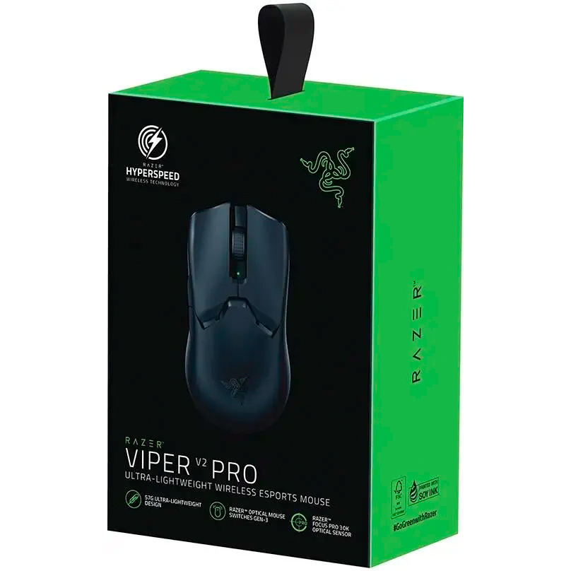 Фото — Беспроводная мышь Razer Viper V2 Pro, черный