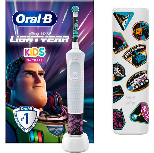 Фото — Электрическая зубная щетка Oral-B Kids, Lightyear