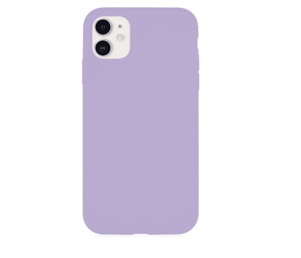 Фото — Чехол защитный VLP Silicone Сase для iPhone 11, фиолетовый