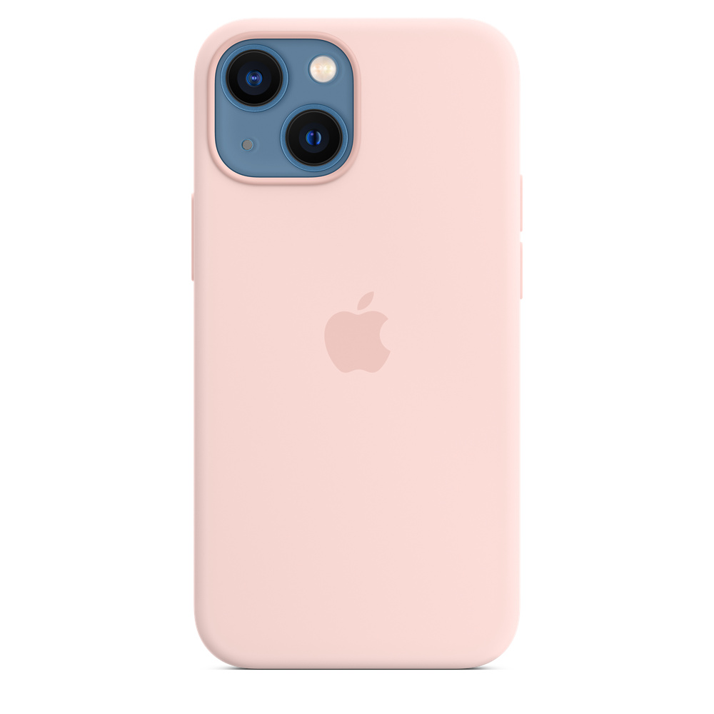 Фото — Силиконовый чехол MagSafe для iPhone 13 mini, «розовый мел»