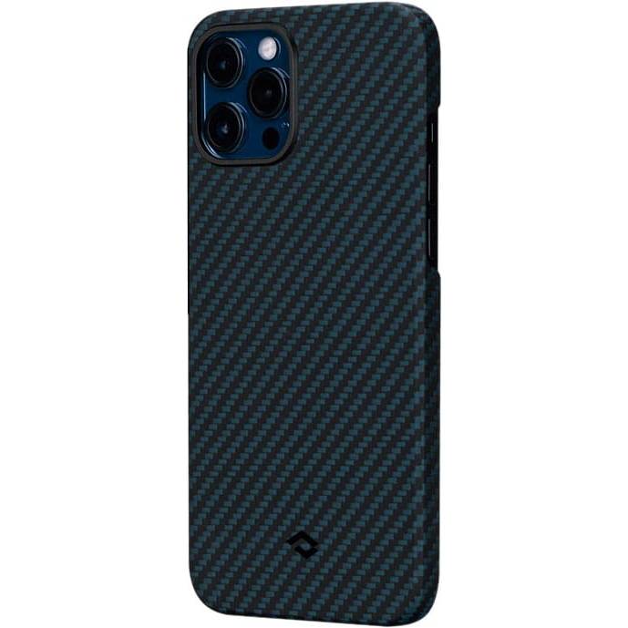 Фото — Чехол для смартфона Pitaka для iPhone 12 Pro Max, сине-черный