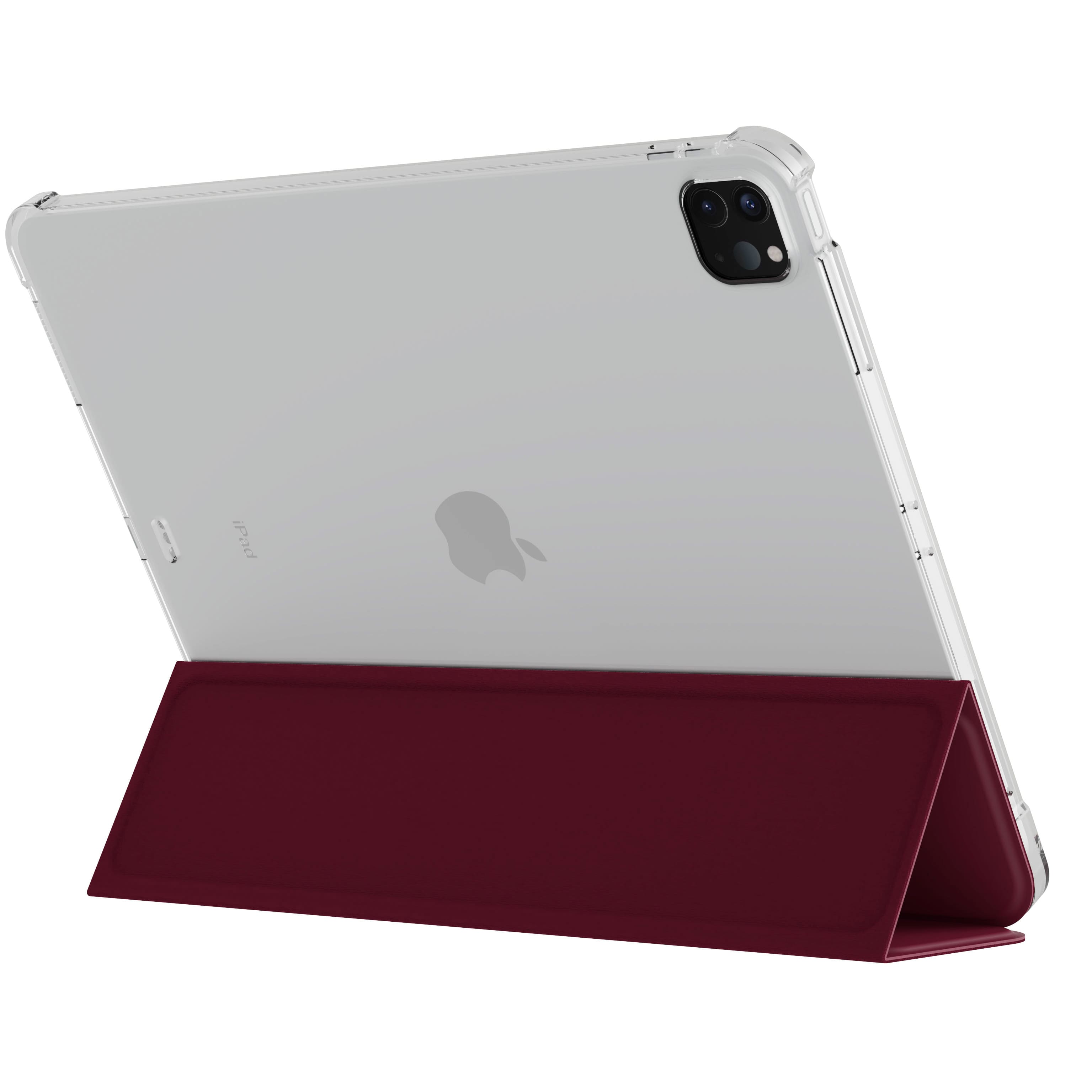 Чехол vlp для iPad Pro 2021 (12.9") Dual Folio, «марсала»