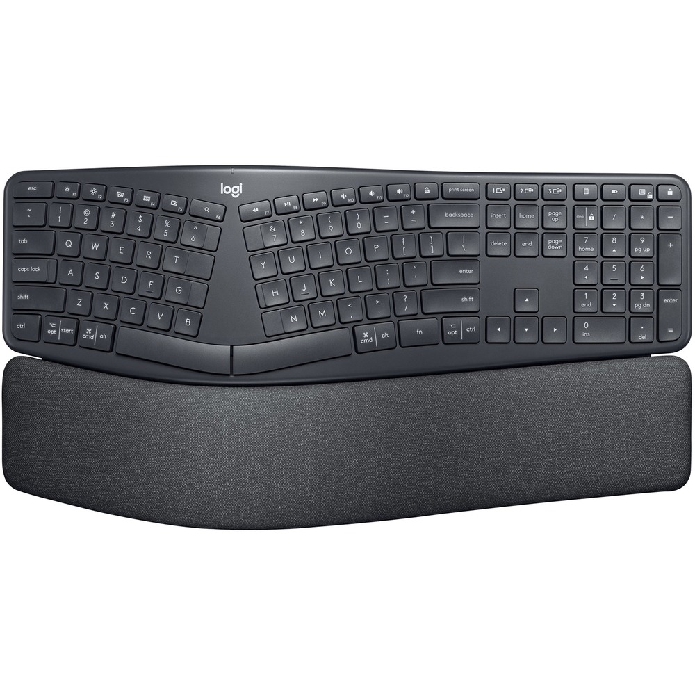 Клавиатура Logitech Wireless Keyboard ERGO K860, графит