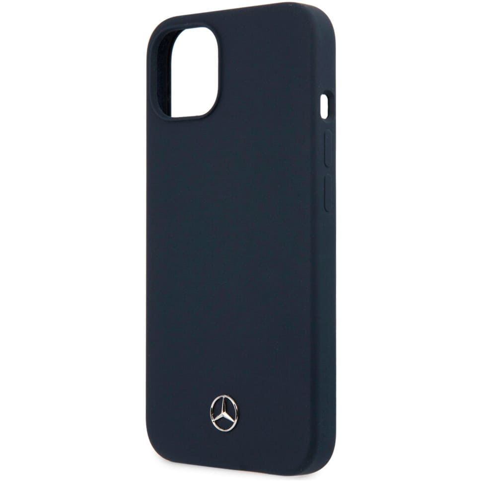 Фото — Чехол для смартфона Mercedes Liquid silicone для iPhone 13 mini, синий