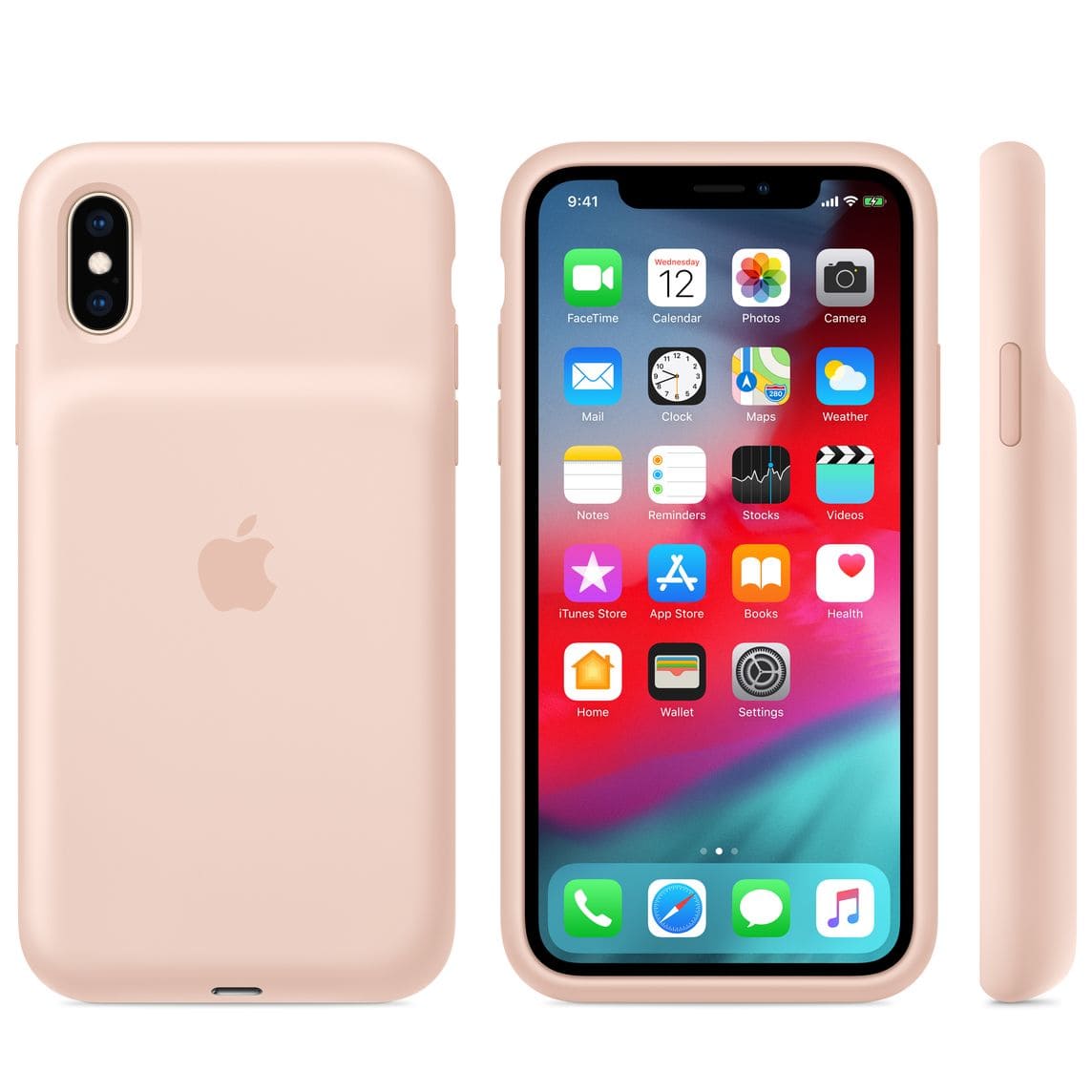 Фото — Чехол для смартфона Smart Battery Case для iPhone XS, «розовый песок»