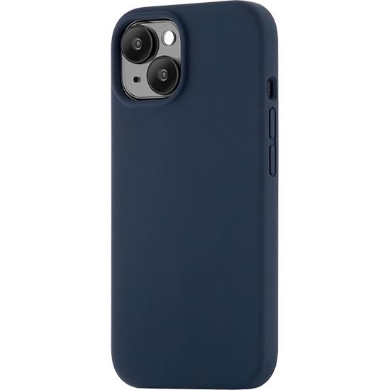 Фото — Чехол для смартфона uBear Touch Mag Case, iPhone 15, MagSafe, силикон, темно-синий