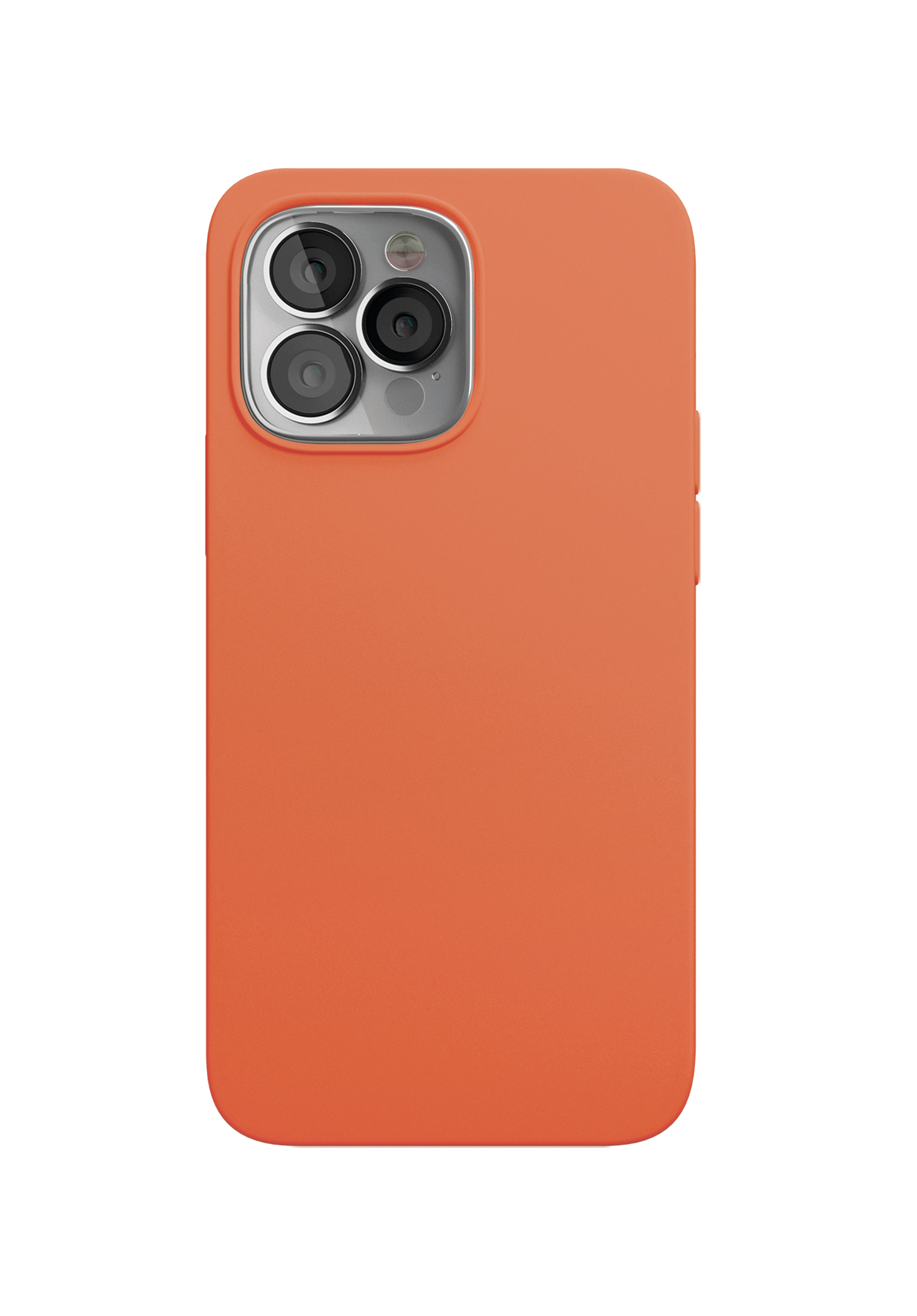 Фото — Чехол для смартфона vlp Silicone case with MagSafe для iPhone 13 Pro Max, оранжевый