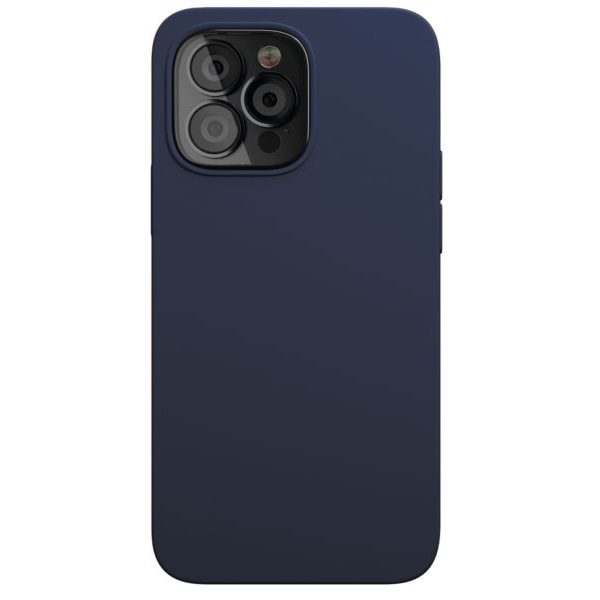 Фото — Чехол для смартфона vlp Silicone case with MagSafe для iPhone 13 Pro, темно-синий