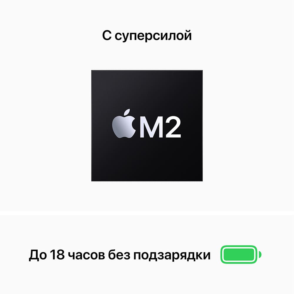 Фото — Apple MacBook Air 13 (M2 8C/10C 16GB 512GB), «Полуночный черный»