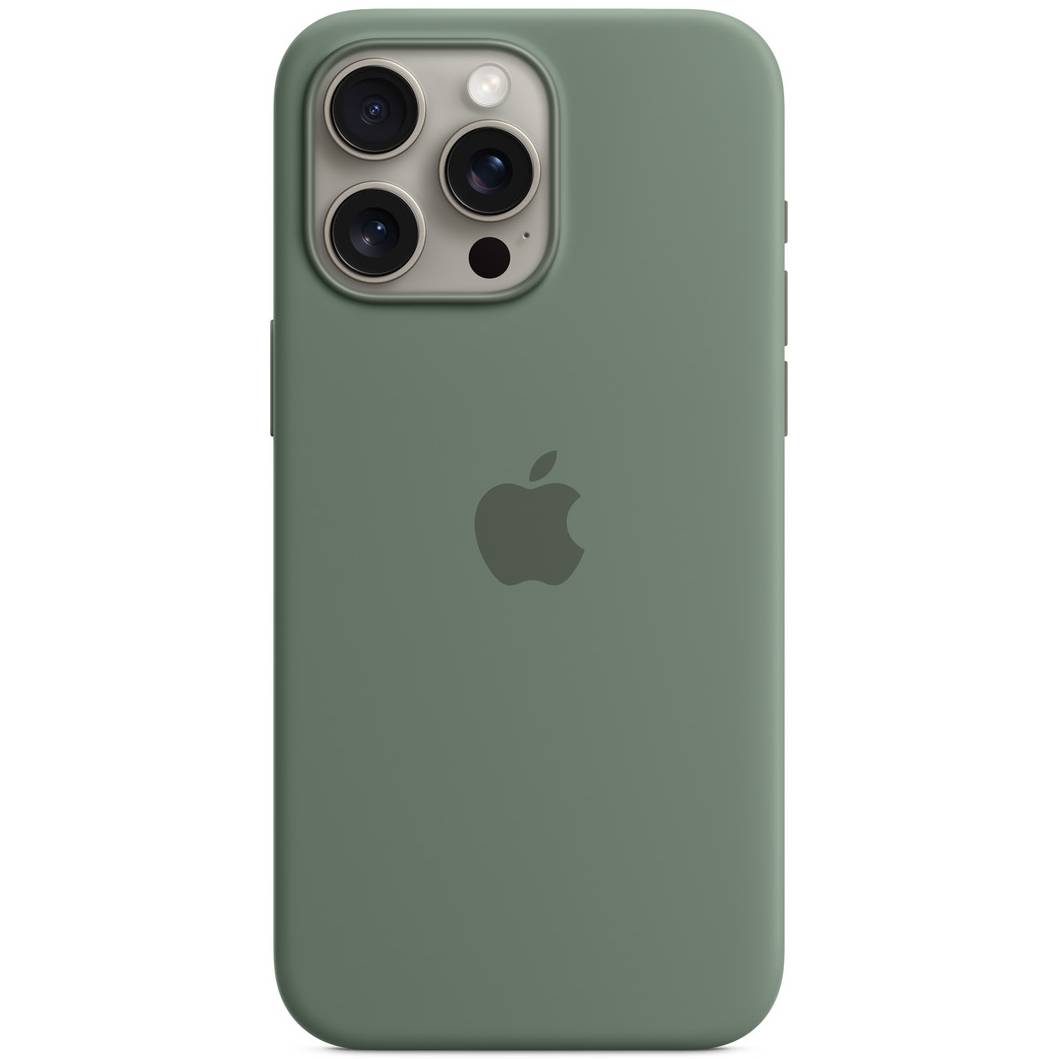 Фото — Чехол для смартфона iPhone 15 Pro Max Silicone Case with MagSafe, Cypress