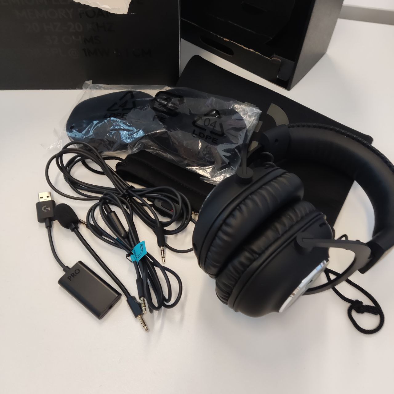 Фото — Наушники Logitech G PRO X Gaming Headset, черный (уценка)