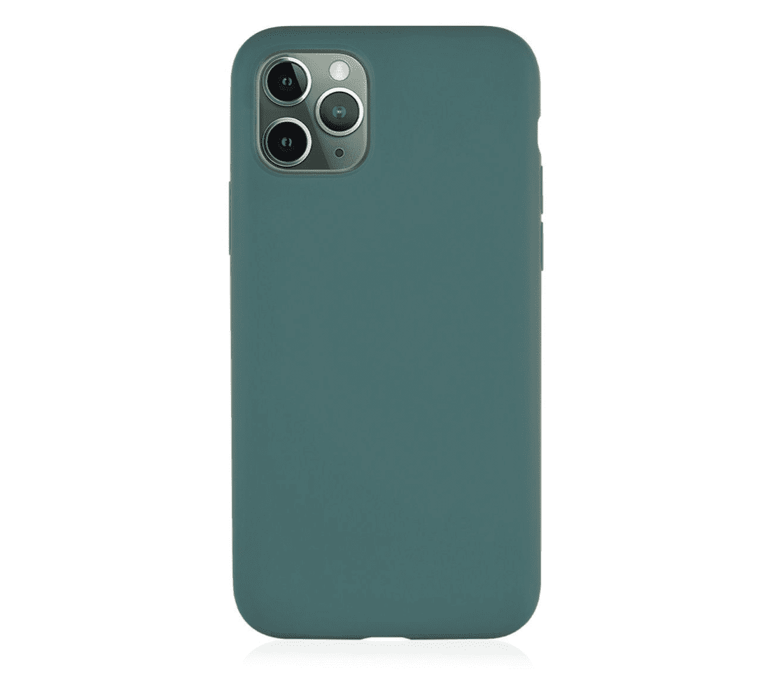 Фото — Чехол защитный vlp Silicone Сase для iPhone 11 Pro, темно-зеленый