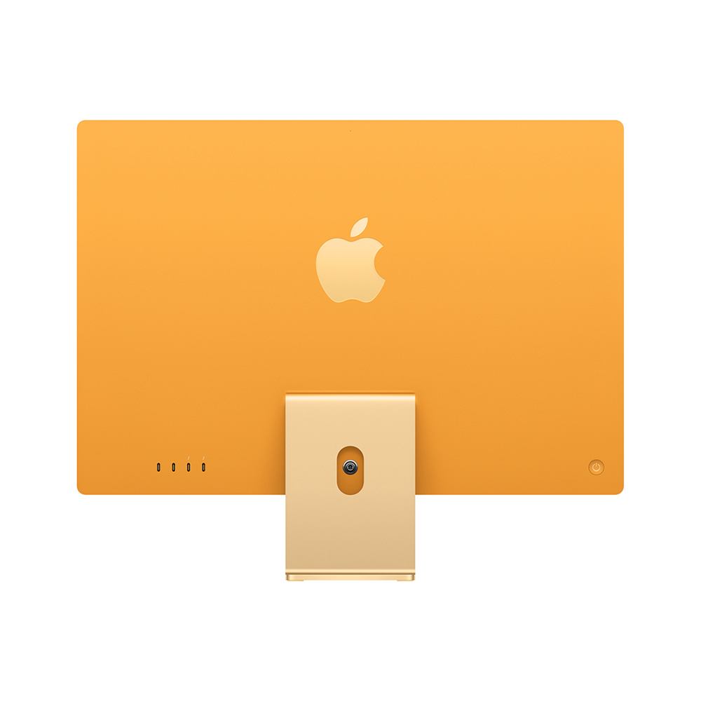 Фото — Apple iMac 24" Retina 4,5K, (M1 8C CPU, 8C GPU), 8 ГБ, 256 ГБ SSD, жёлтый