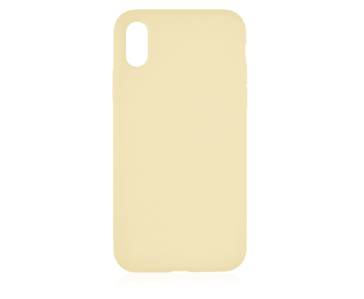 Фото — Чехол для смартфона vlp Silicone Сase для iPhone XS/X, желтый