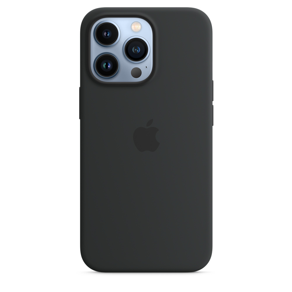 Силиконовый чехол MagSafe для iPhone 13 Pro Max, «тёмная ночь»