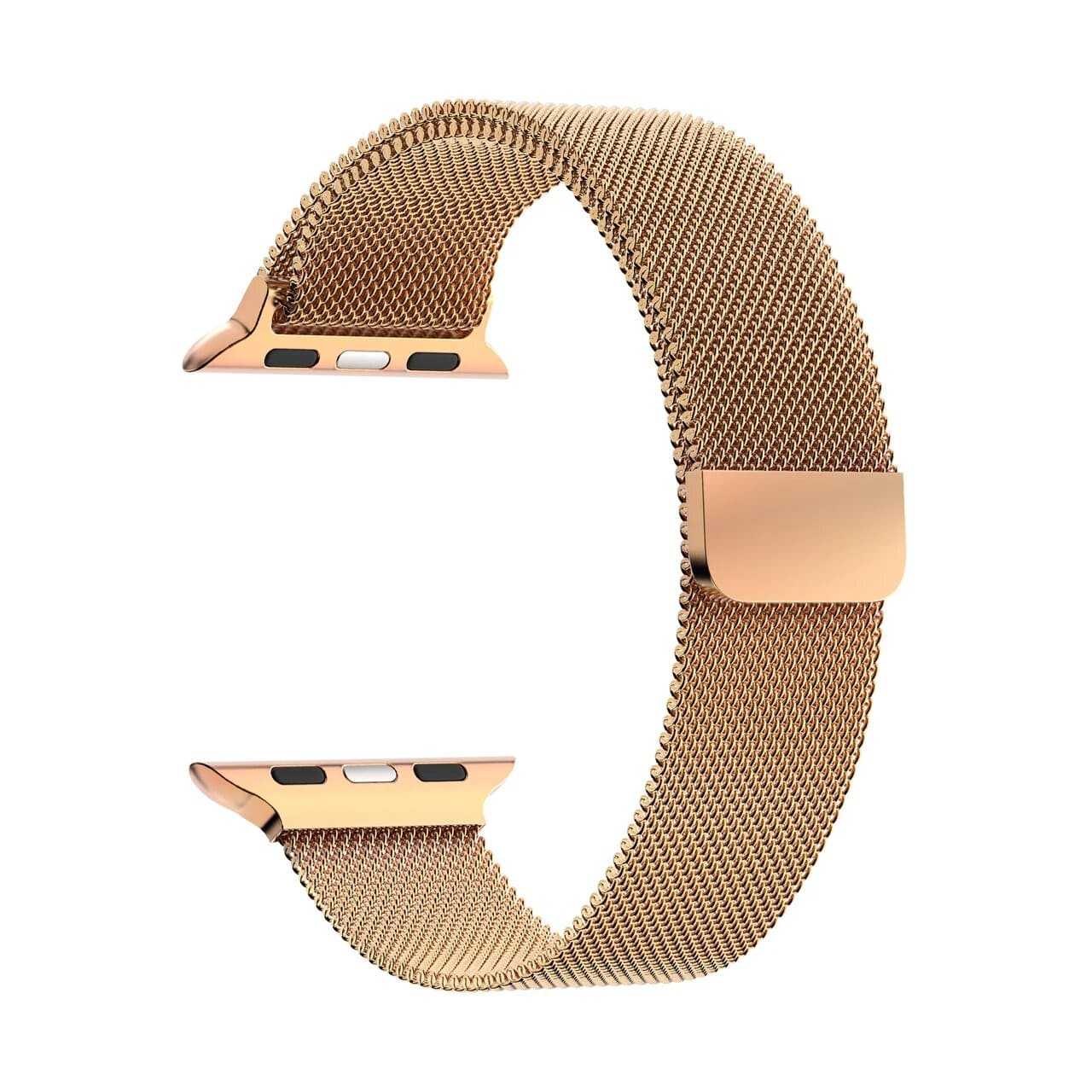 Фото — Ремешок для смарт-часов Apple Watch 38/40 mm LYAMBDA CAPELLA, нержавеющая сталь, розовое золото