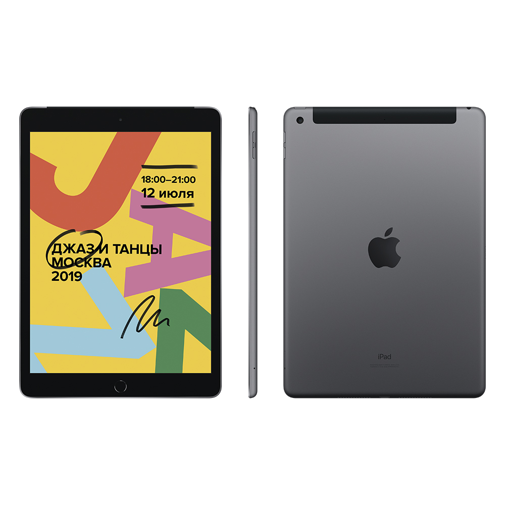 Apple iPad 10,2&quot; Wi-Fi + Cellular 32 ГБ, серый космос