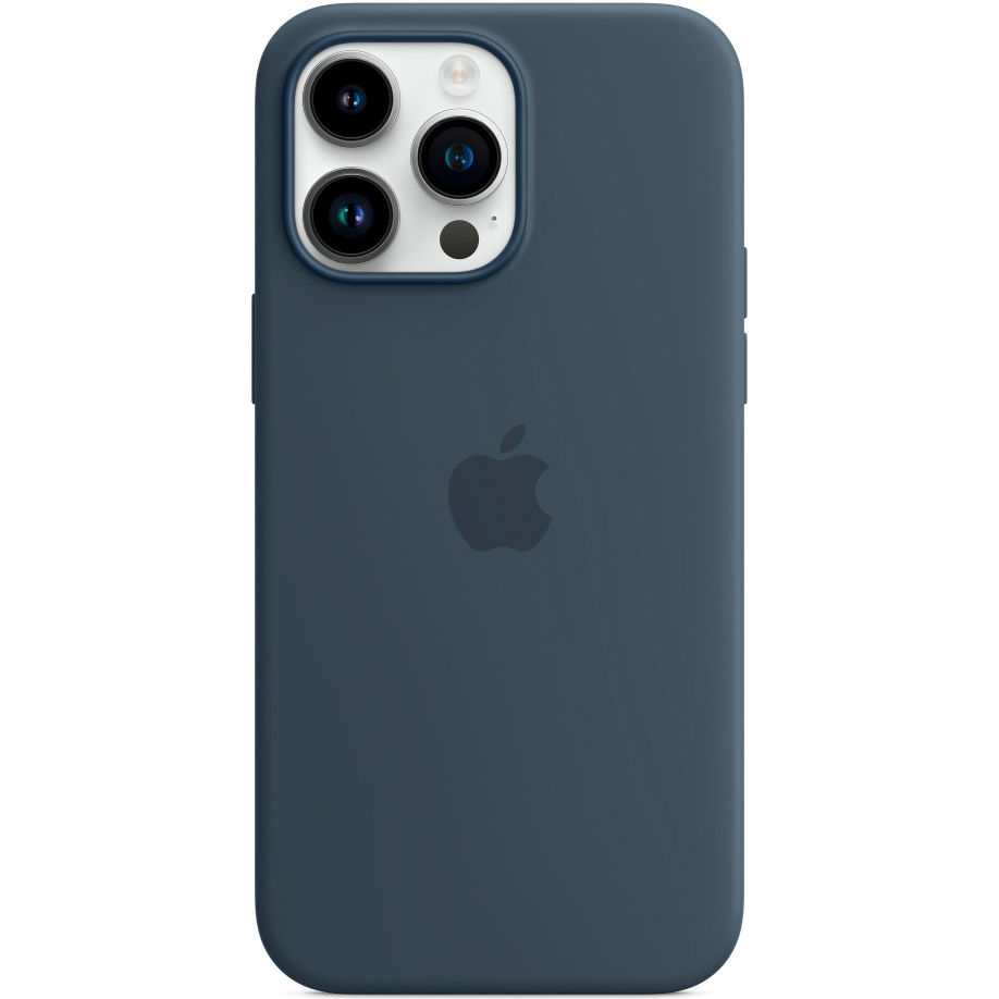 Фото — Чехол для смартфона Apple iPhone 14 Pro Max Silicone Case with MagSafe, синий