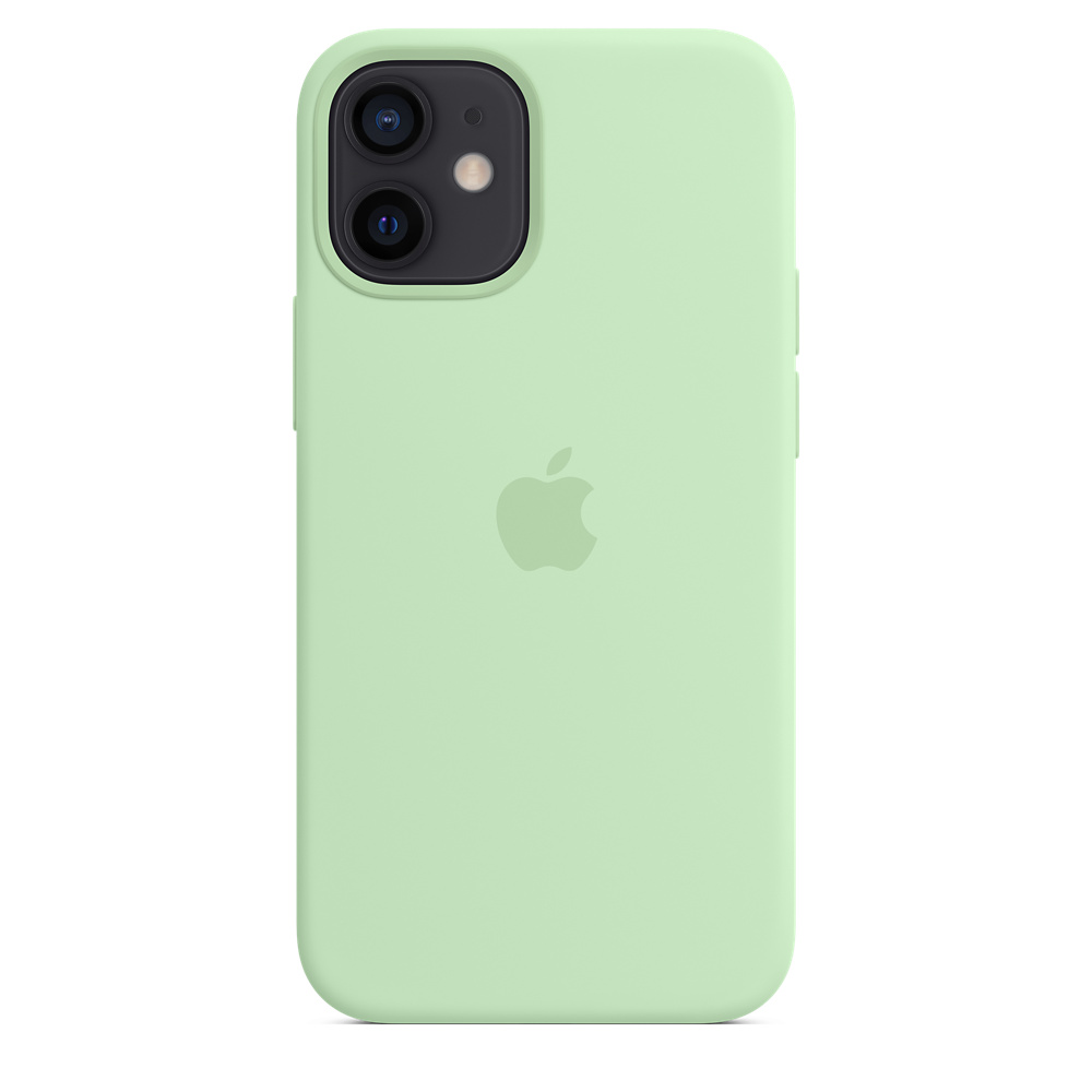 Фото — Чехол для смартфона Apple MagSafe для iPhone 12 mini, cиликон, фисташковый