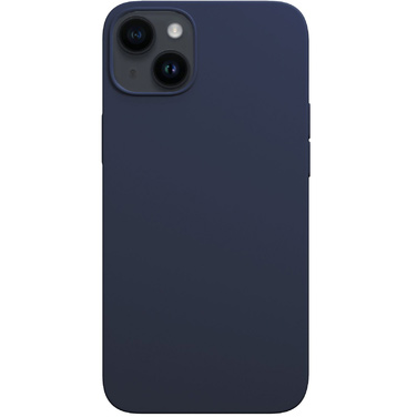 Чехол защитный vlp Silicone case with MagSafe для iPhone 14, темно-синий